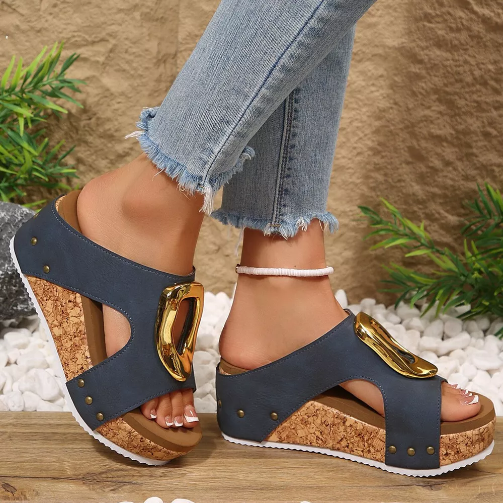 Open Toe Wedge Sandals, image 16