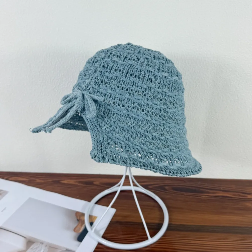 Crochet Bucket Hat with Drawstring, image 6