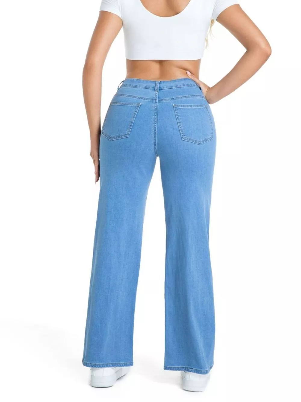 Frayed Edge Straight Leg Jeans, image 6