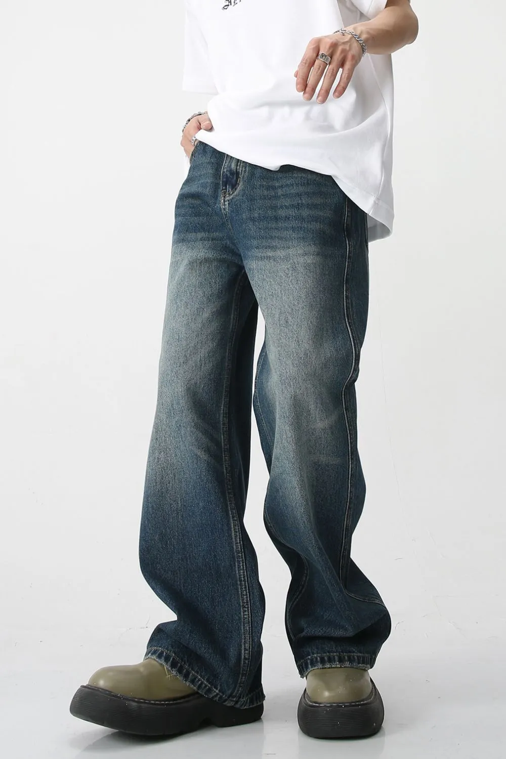 Bootcut Jeans with Pockets, image 2