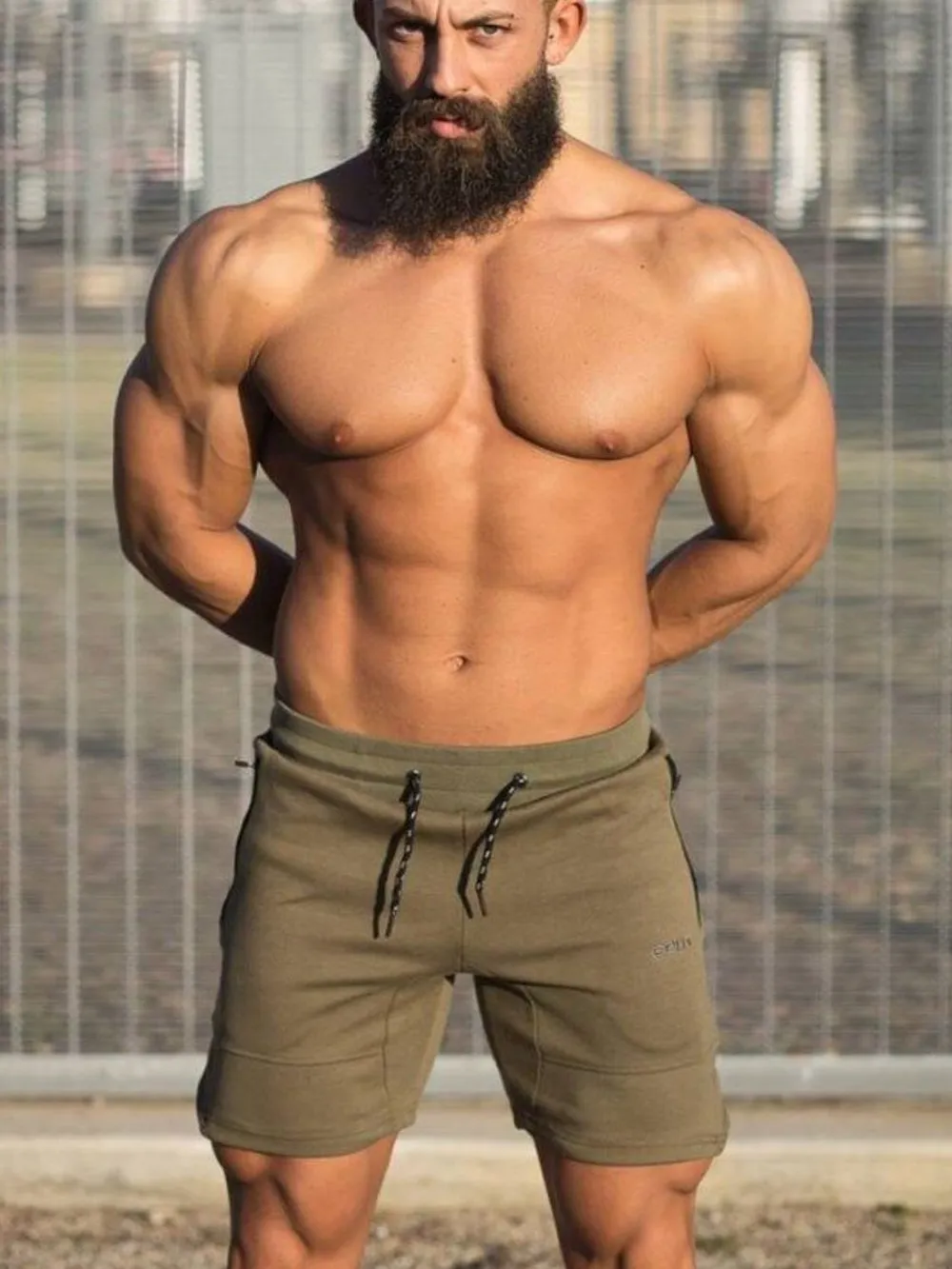 Men's Plus Size Drawstring Shorts, image 2