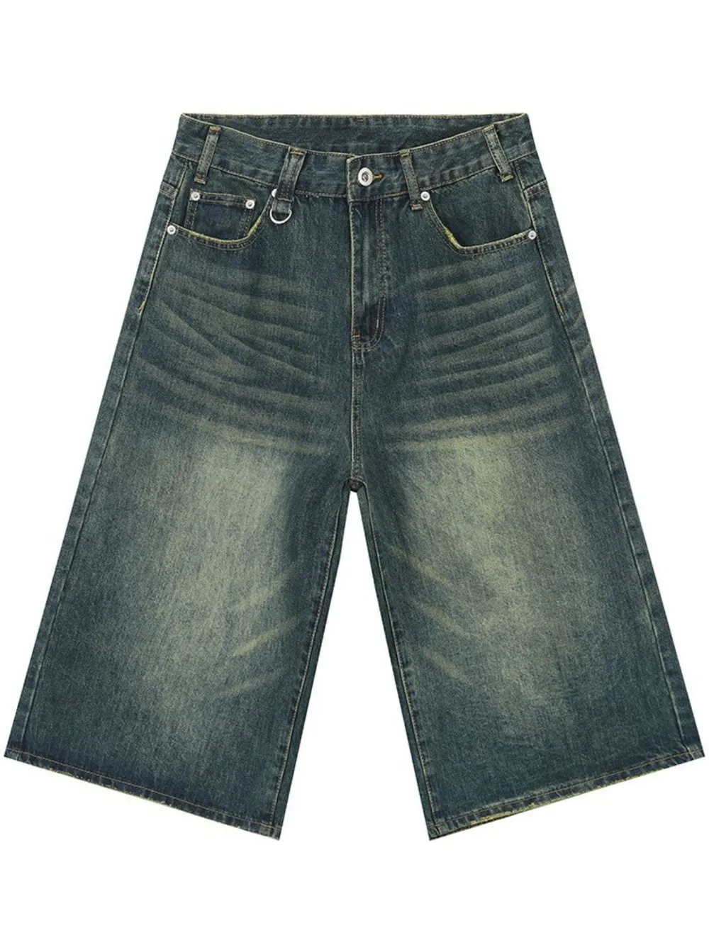 Wide Leg Cropped Jeans, image 10