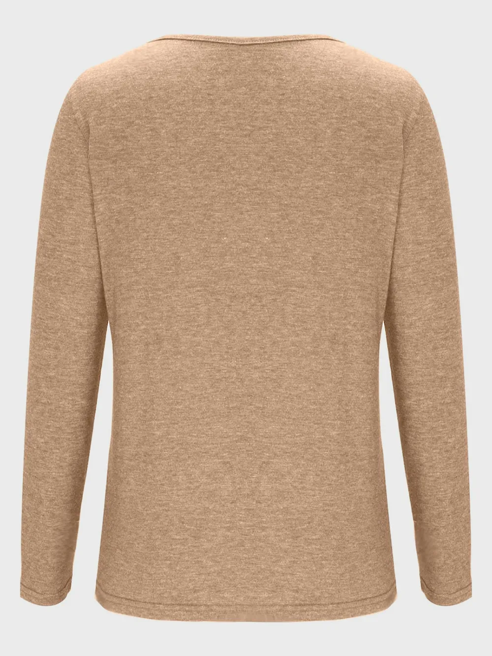 Crisscross V-Neck Long Sleeve T-Shirt, image 11
