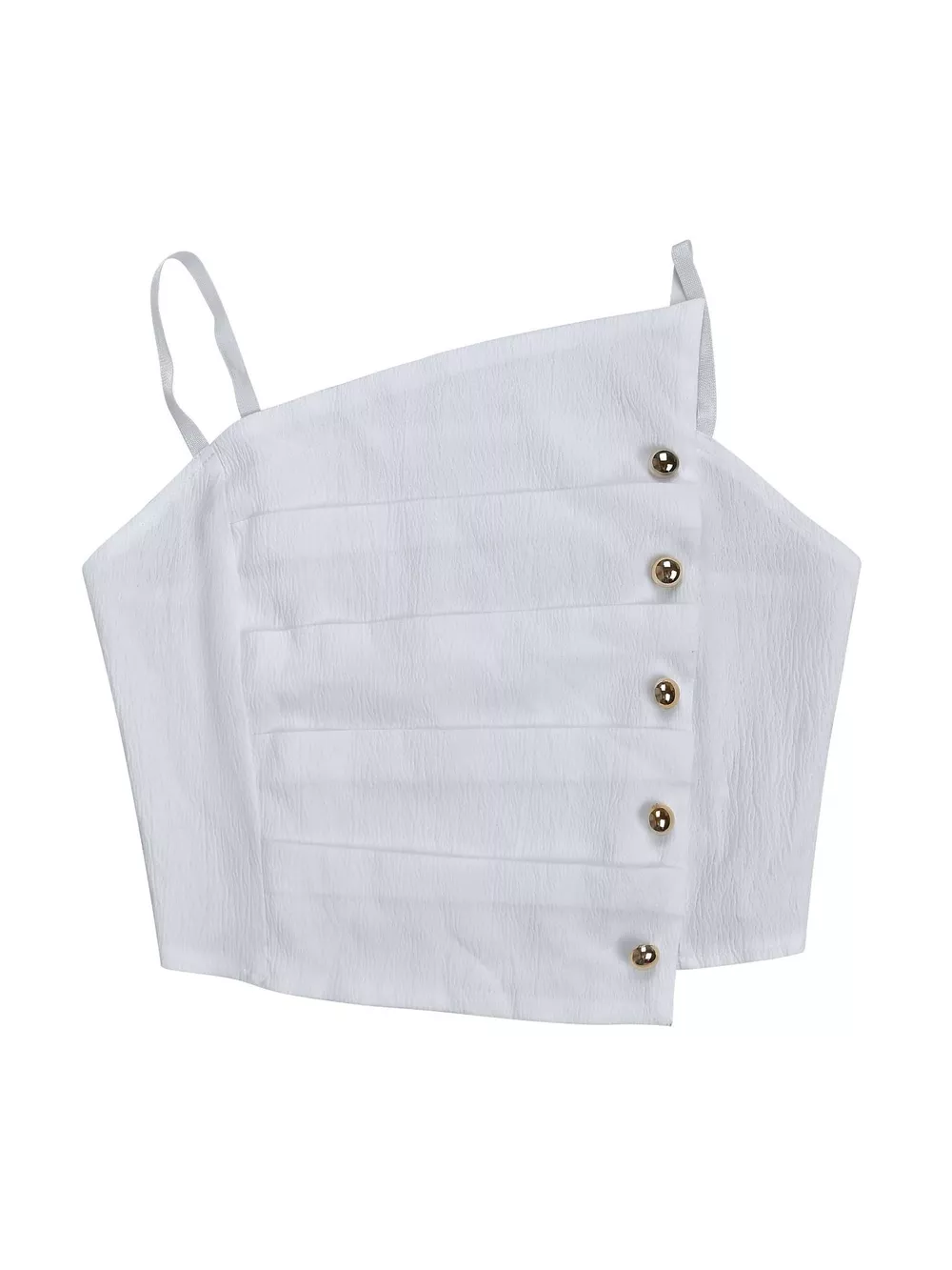 Decorative Button Smocked Back Cami and Wide Leg Pants Set, image 10