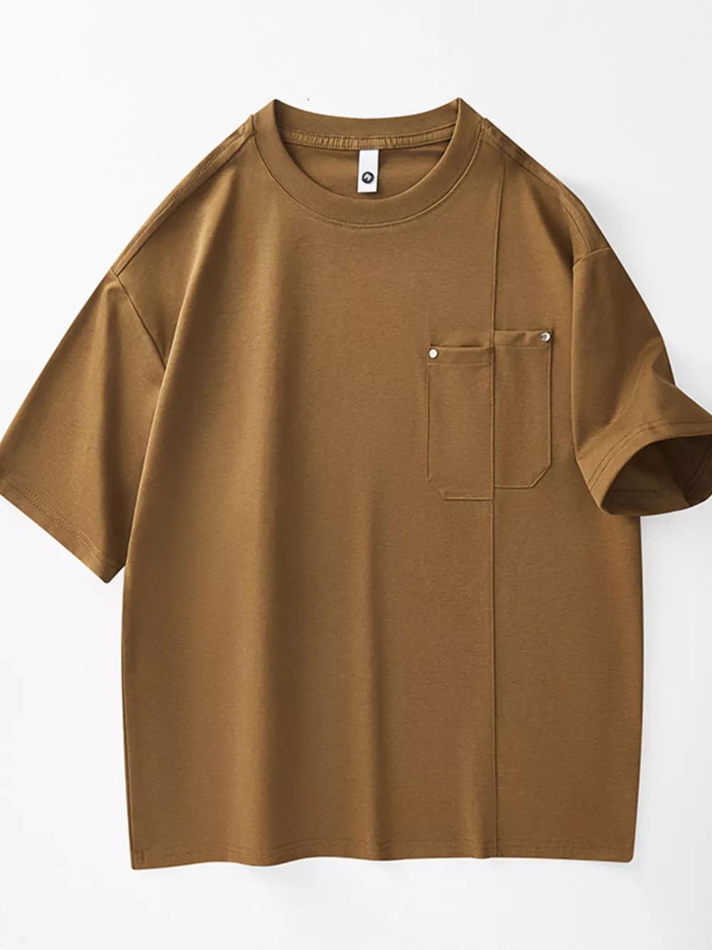 Men's Plus Size Round Neck Short Sleeve T-Shirt, image 3