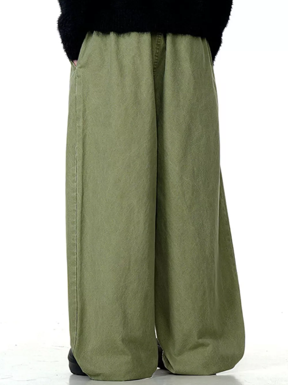 Men's Wide Leg Drawstring Casual Pants, image 6