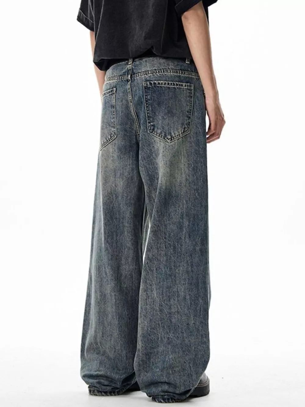 Men's Wide Leg Jeans, image 6