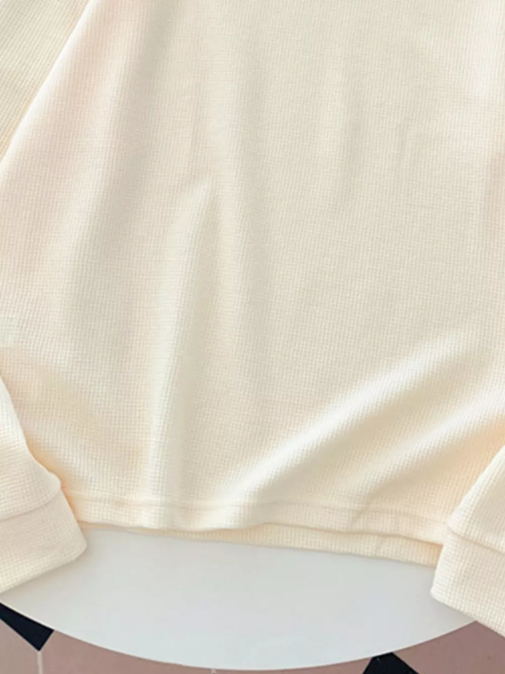Crew Neck Long Sleeve Sweatshirt, image 5