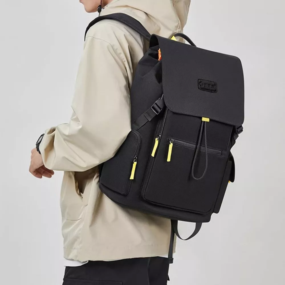 Flap-Over Backpack Bag, image 3