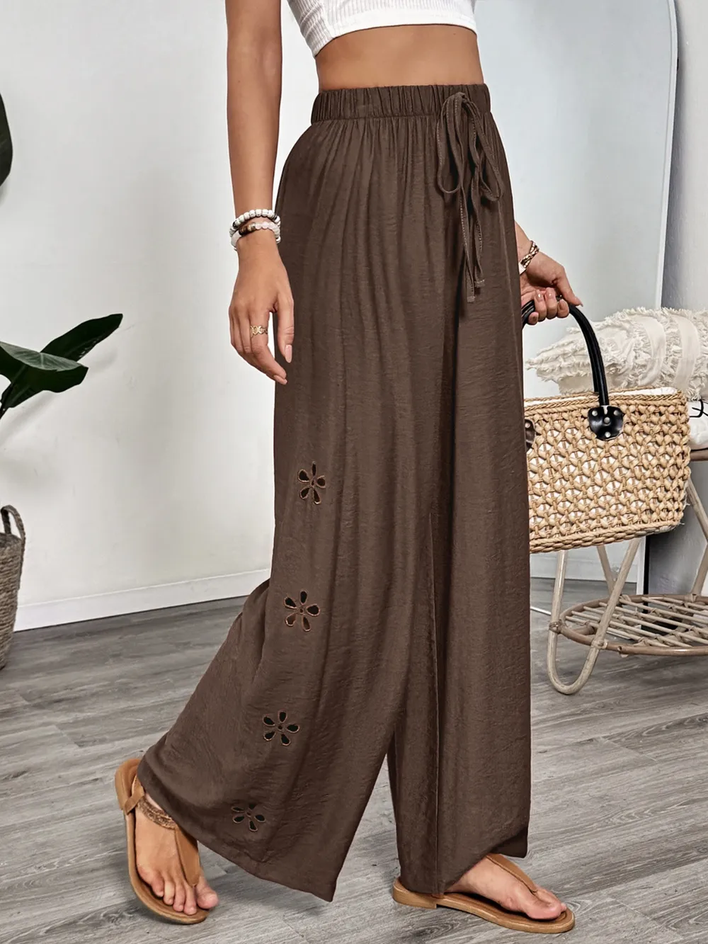 Casual Wide Leg Pants, image 5