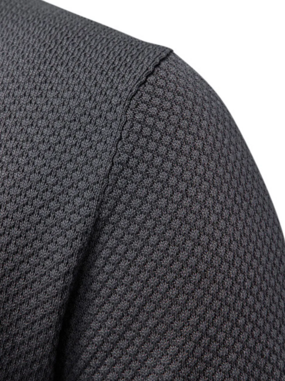 Men's Classic Textured Short Sleeve Polo Shirt, image 4