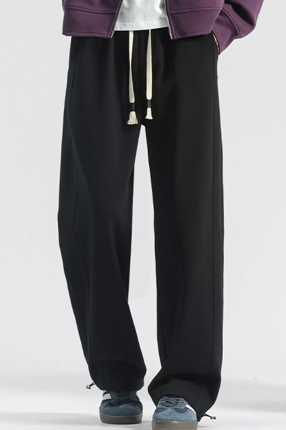 Men's Plus Size Casual Loose Fit Drawstring Sweatpants, image 9