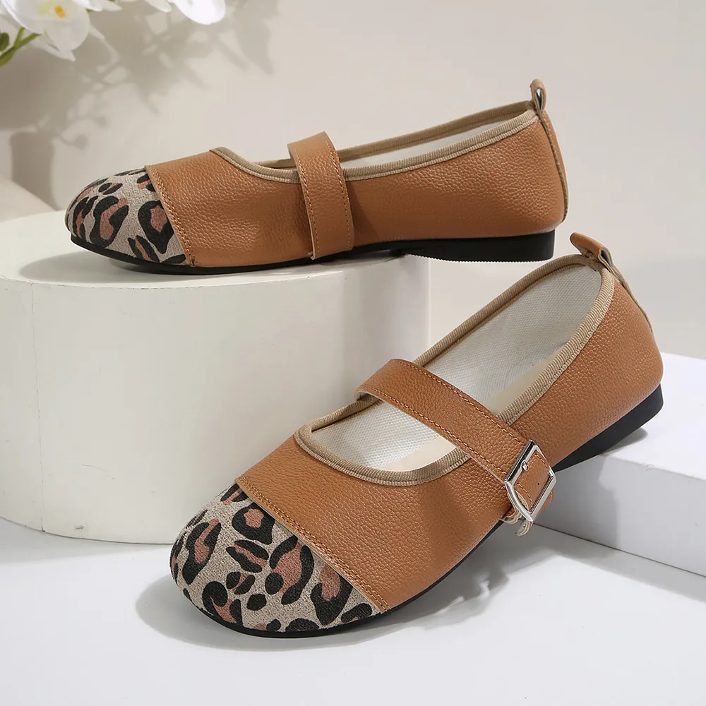 Round Toe Flats Loafers, image 2