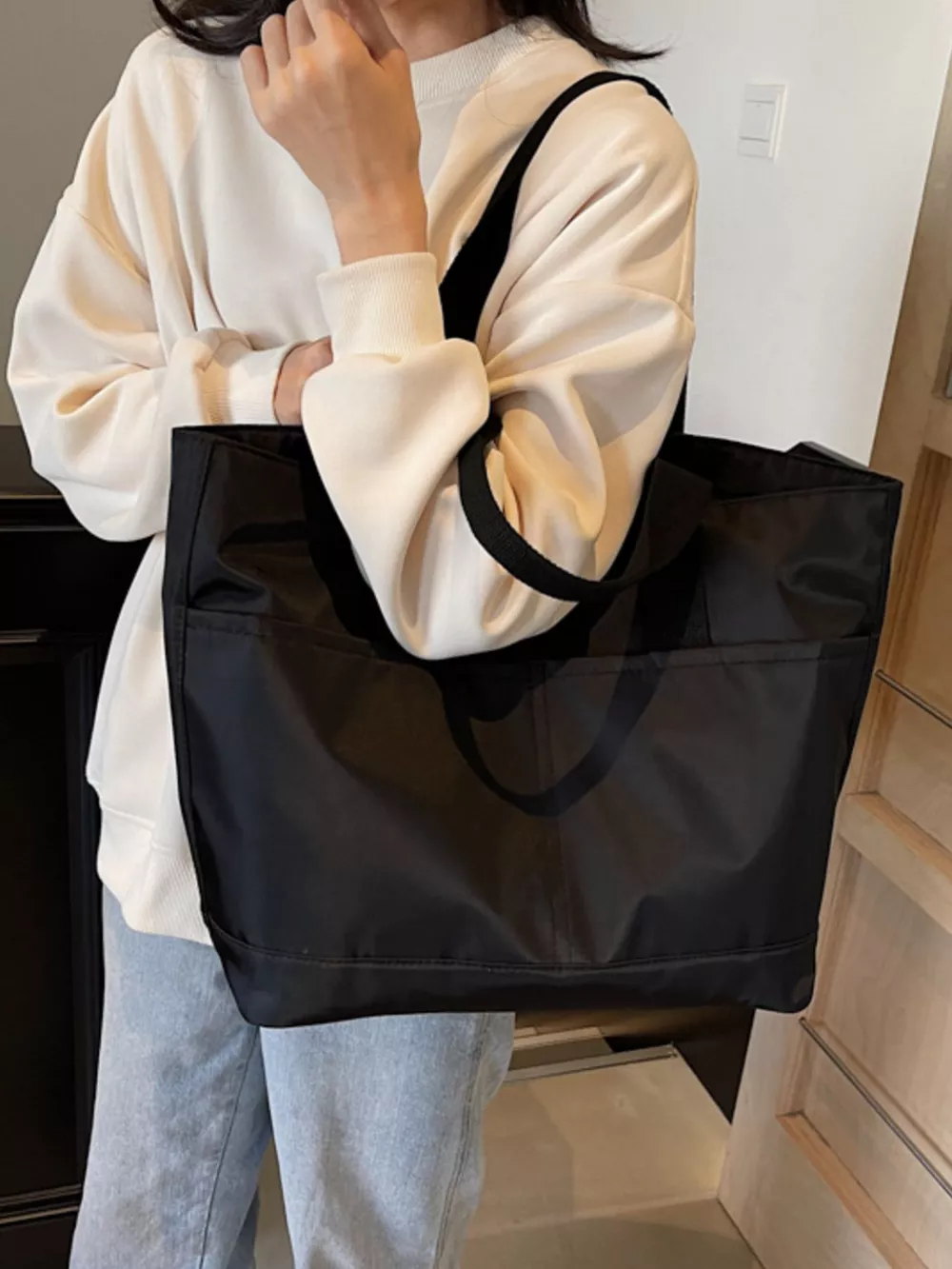 Oxford Cloth Shoulder Bag, image 5