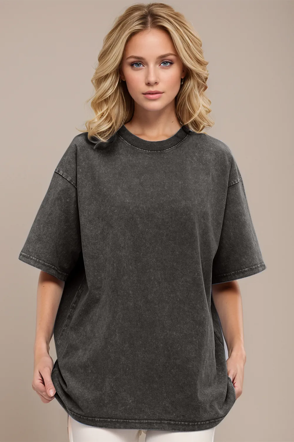 Round Neck Half Sleeve T-Shirt, image 9