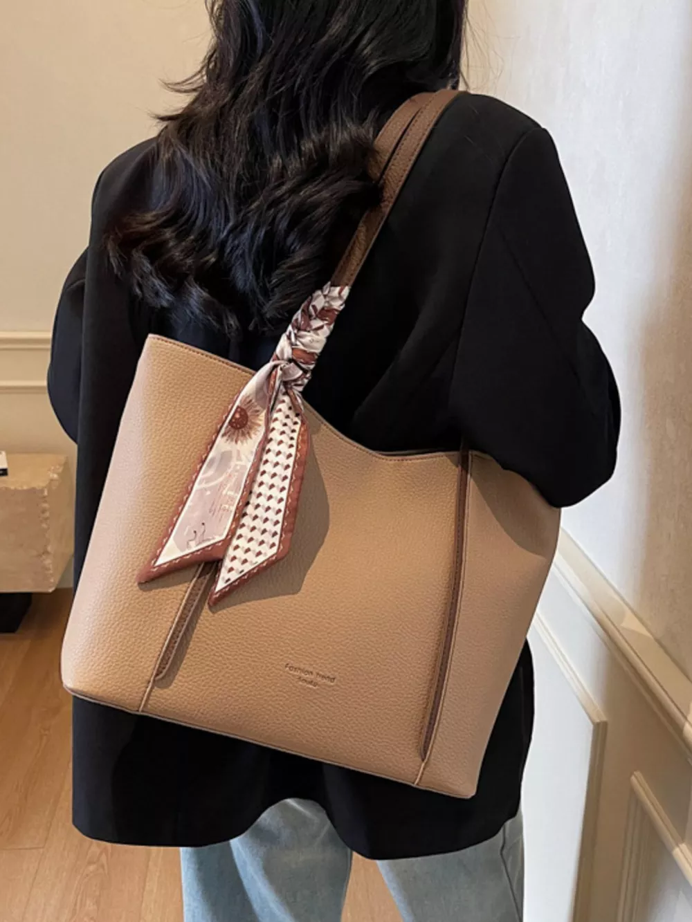 PU Leather Tote Bag, image 4