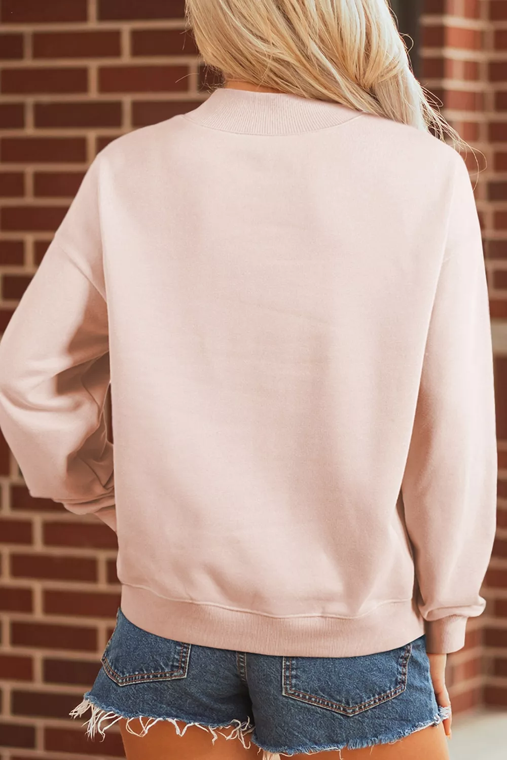 Western Cowboy Rodeo Print Mock Neck Sweatshirt, image 3