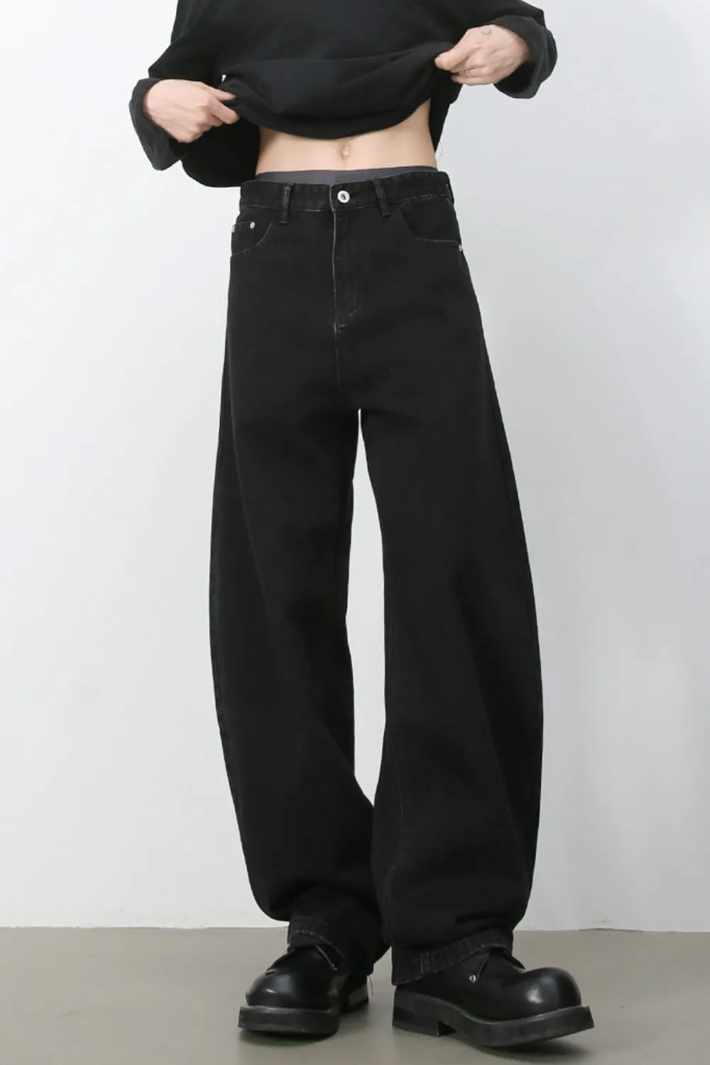 Men's Wide Leg Jeans, image 4