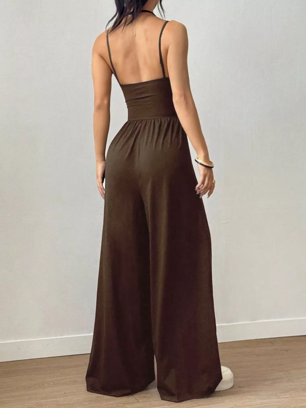 Sleeveless Wide Leg Casual Jumpsuit, image 2