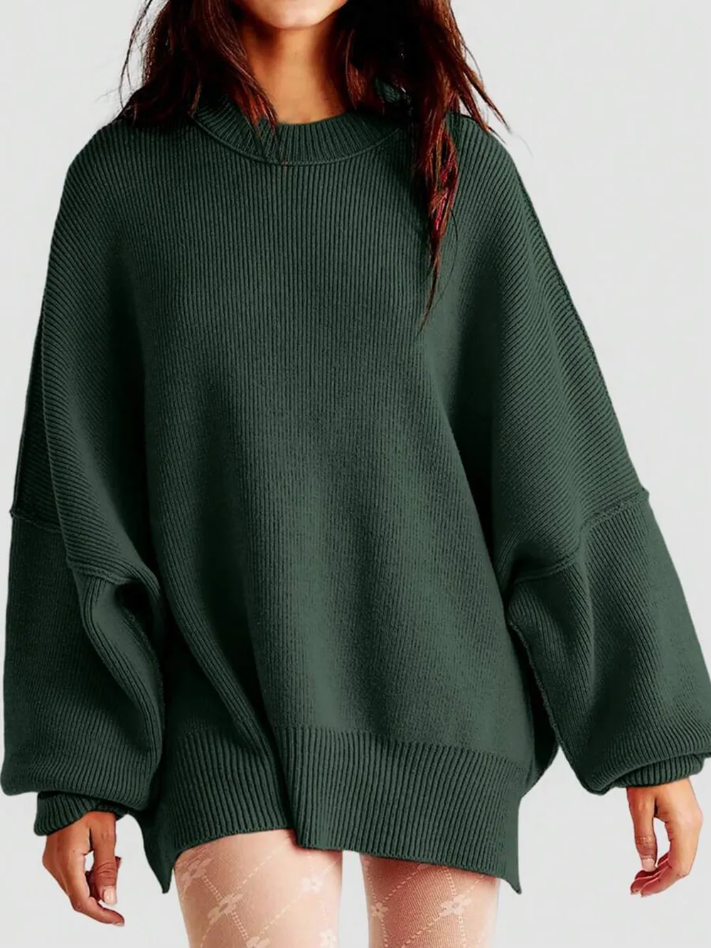 Round Neck Long Sleeve Sweater, image 18