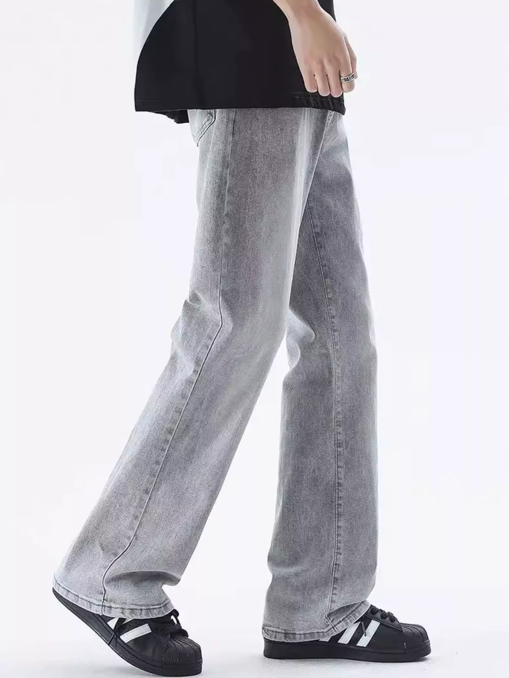 Men's Vintage Wash Loose Fit Jeans
