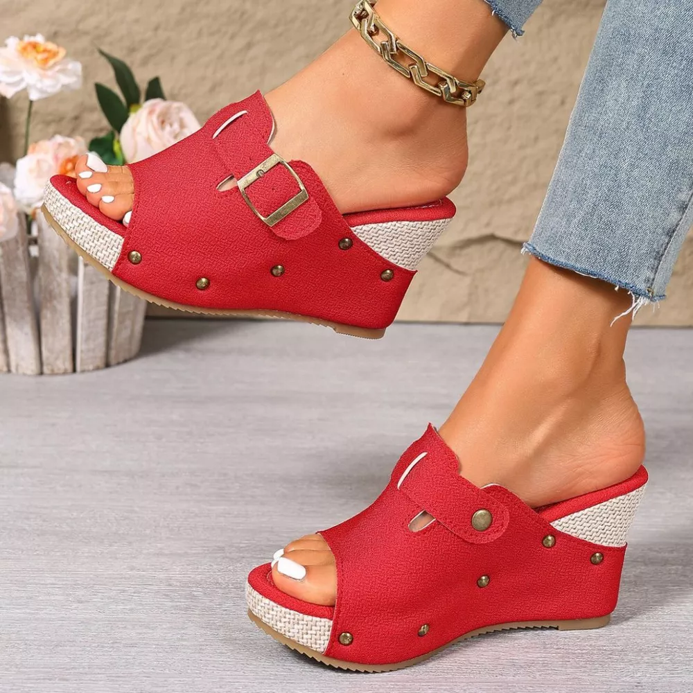 Open Toe Wedge Sandals, image 11