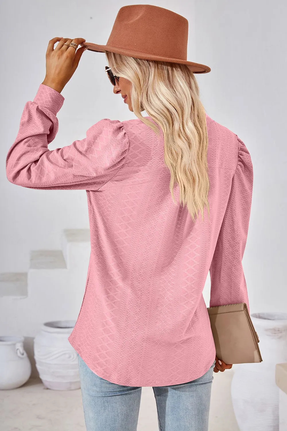 Notched Long Sleeve T-Shirt, image 24