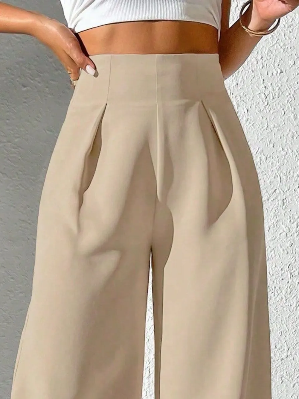Wide Leg High Waist Pants, image 4