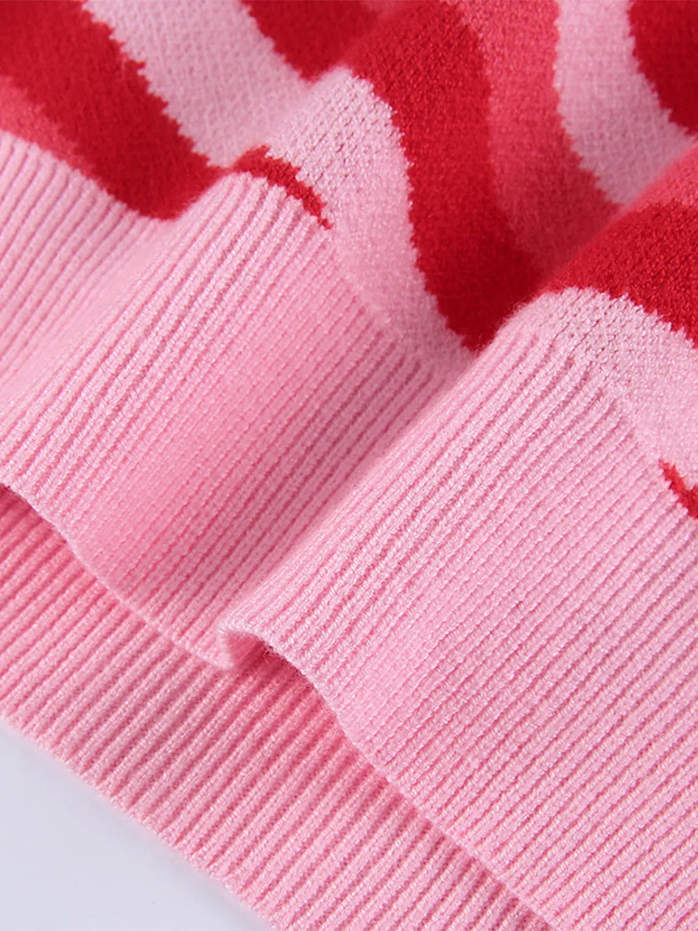 Heart Mock Neck Sweater Vest, image 11