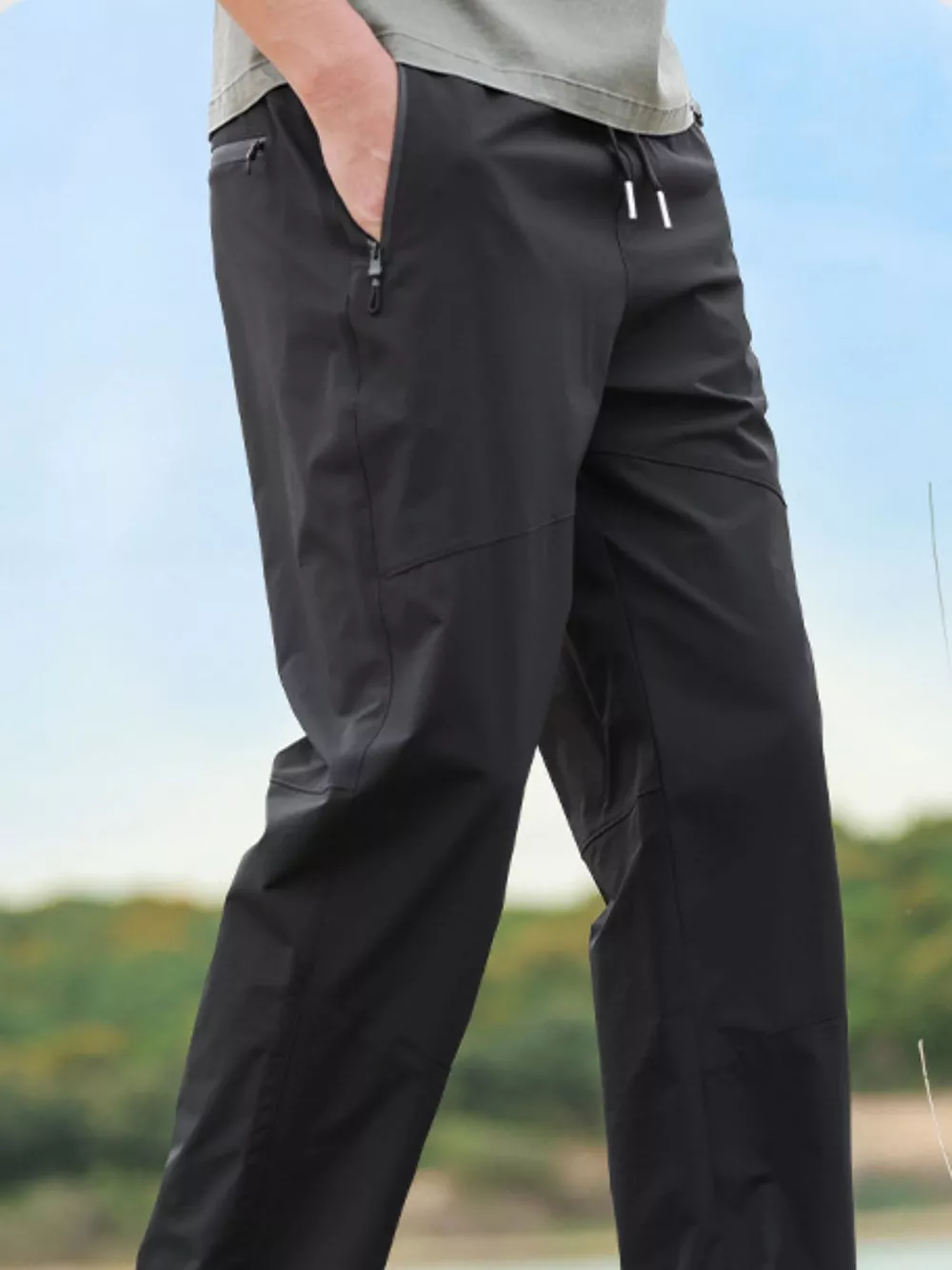 Men's Plus Size Wide Leg Pants, image 5