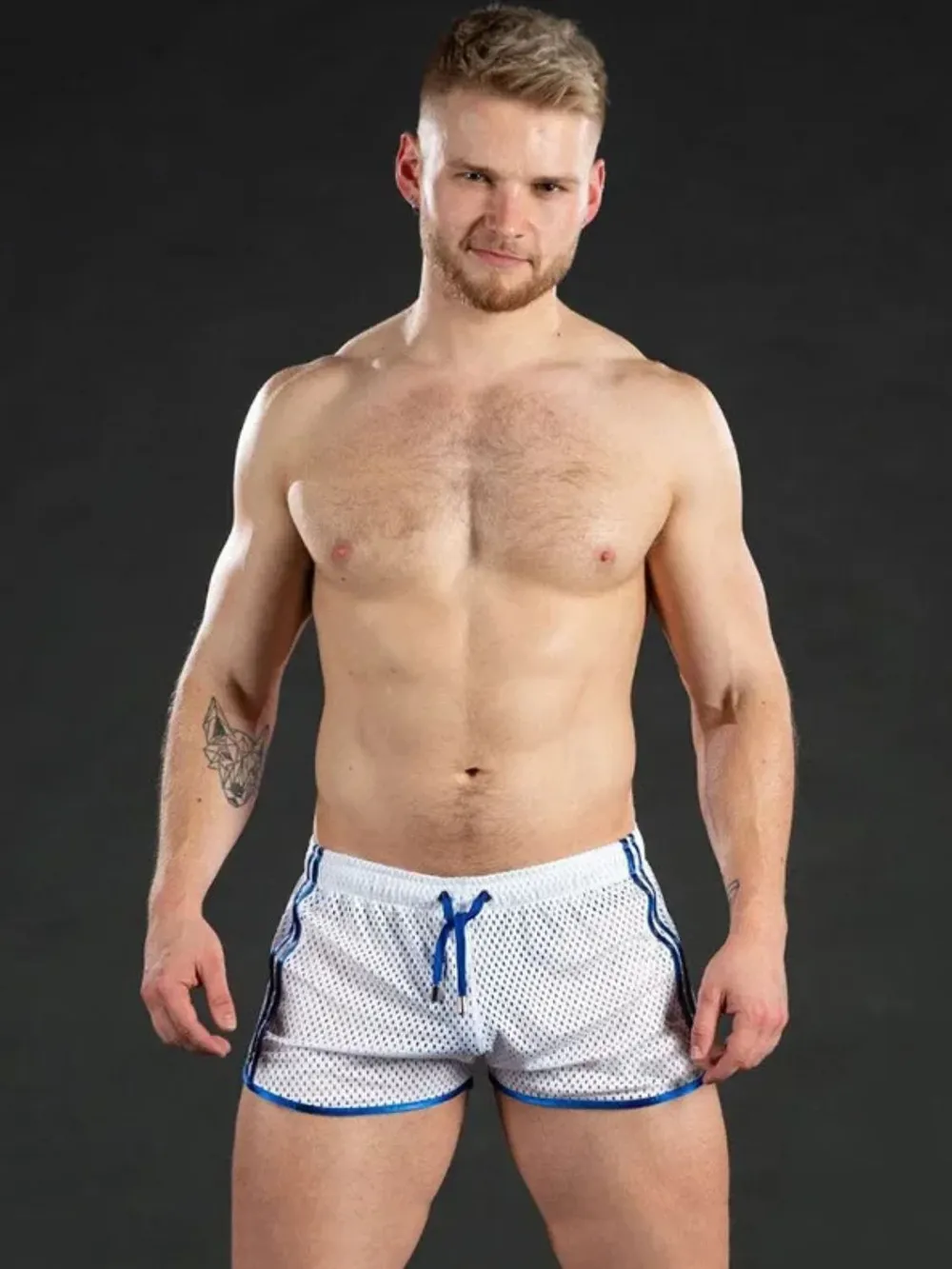 Men's Drawstring Side Striped Active Shorts, image 6