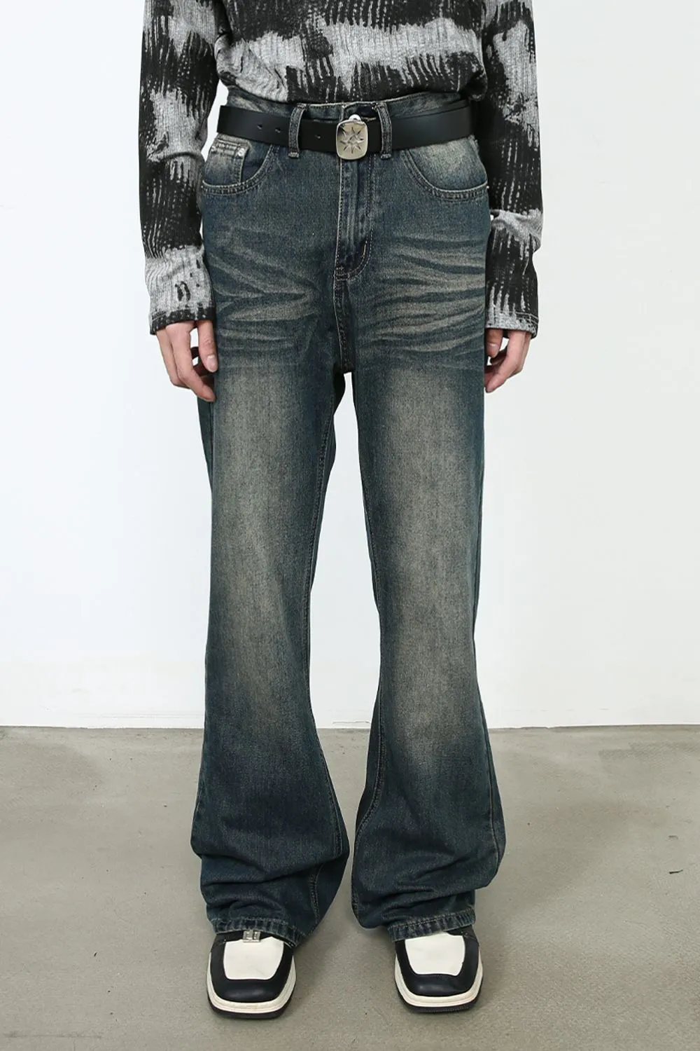 Men's Pocketed Bootcut Jeans, image 2