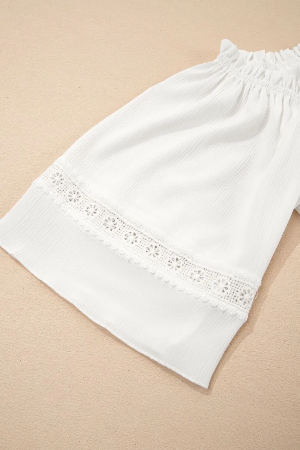 Lace Detail Off-Shoulder Blouse, image 3