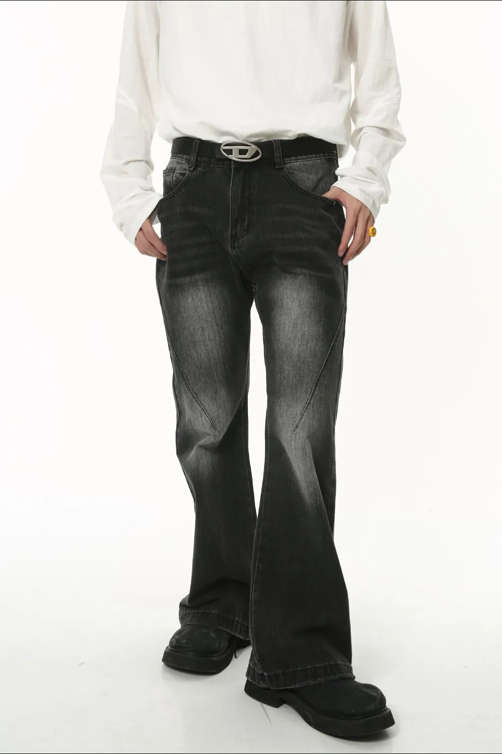 Washed Jeans with Pockets, image 5