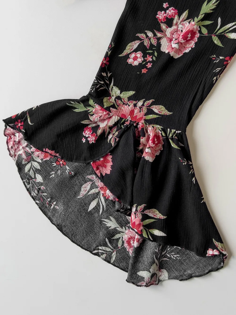Plus Size Floral Flare Sleeve Dress, image 4