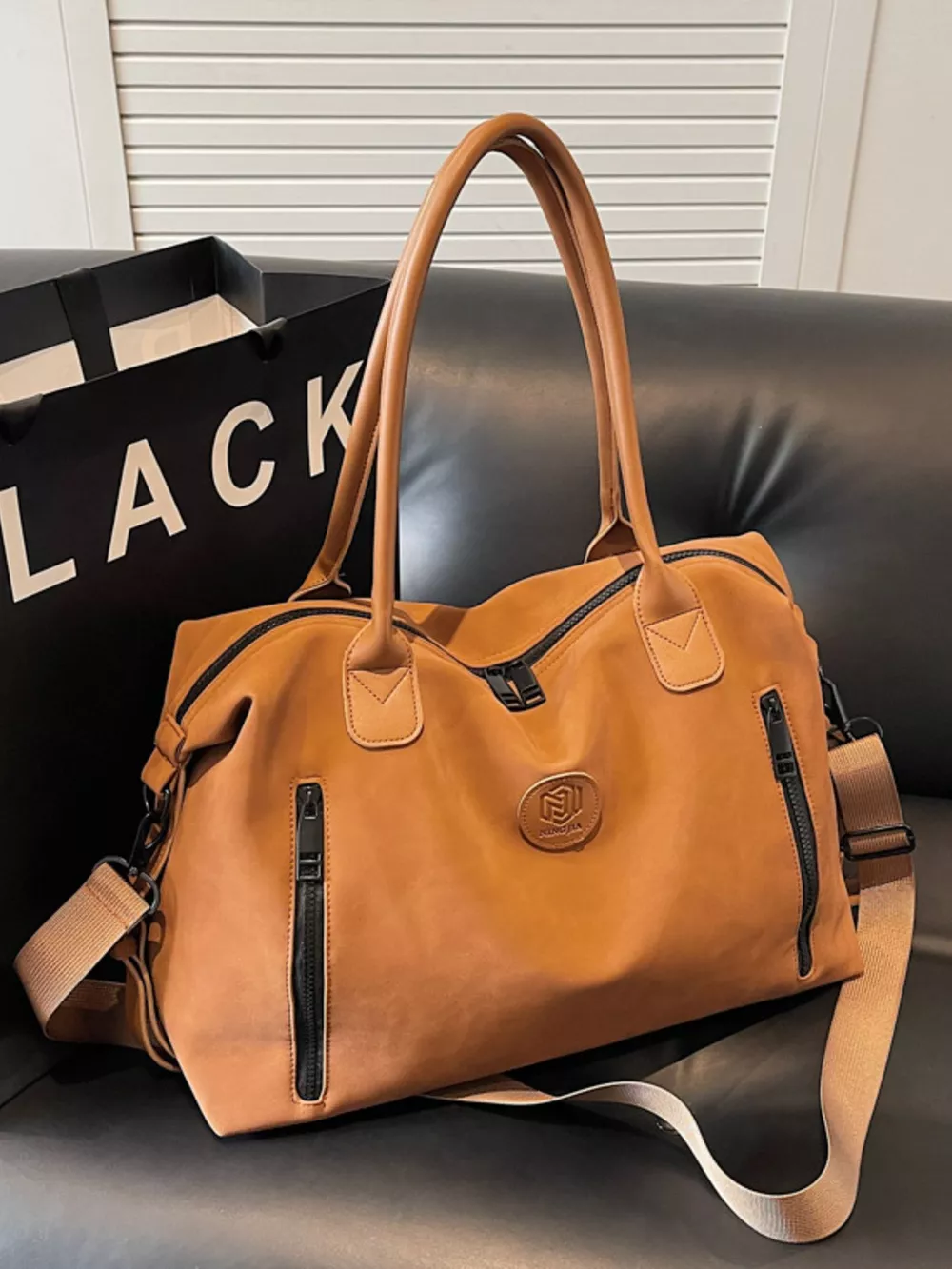Adjustable Shoulder Strap Travel Duffel Bag, image 5