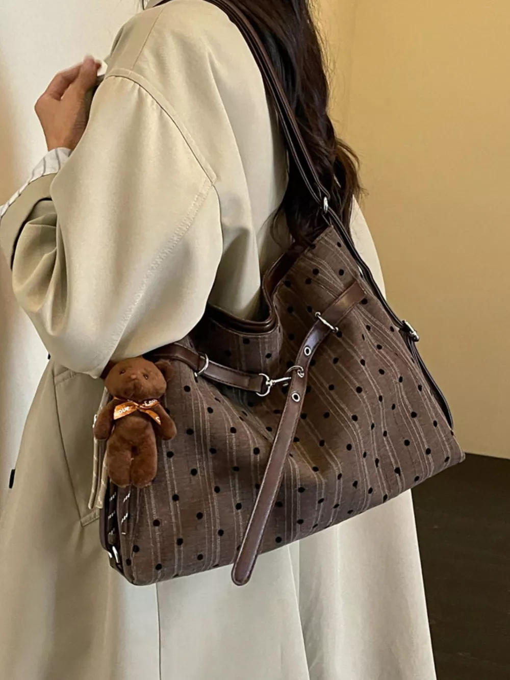 Polka Dot Shoulder Bag, image 3