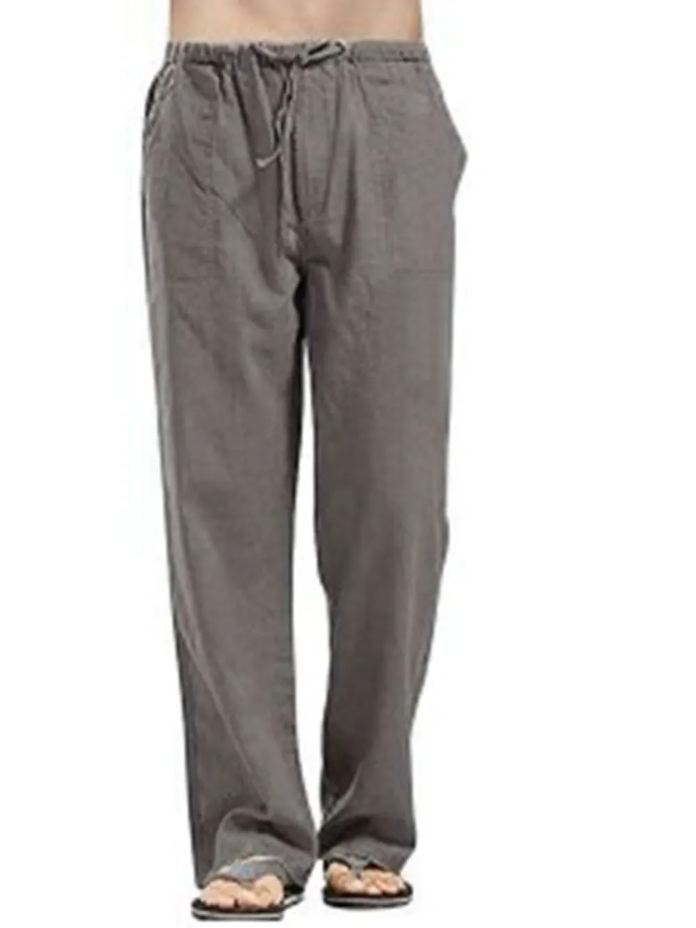 Men's Full Size Drawstring Pants with Pockets Plus Size, image 5