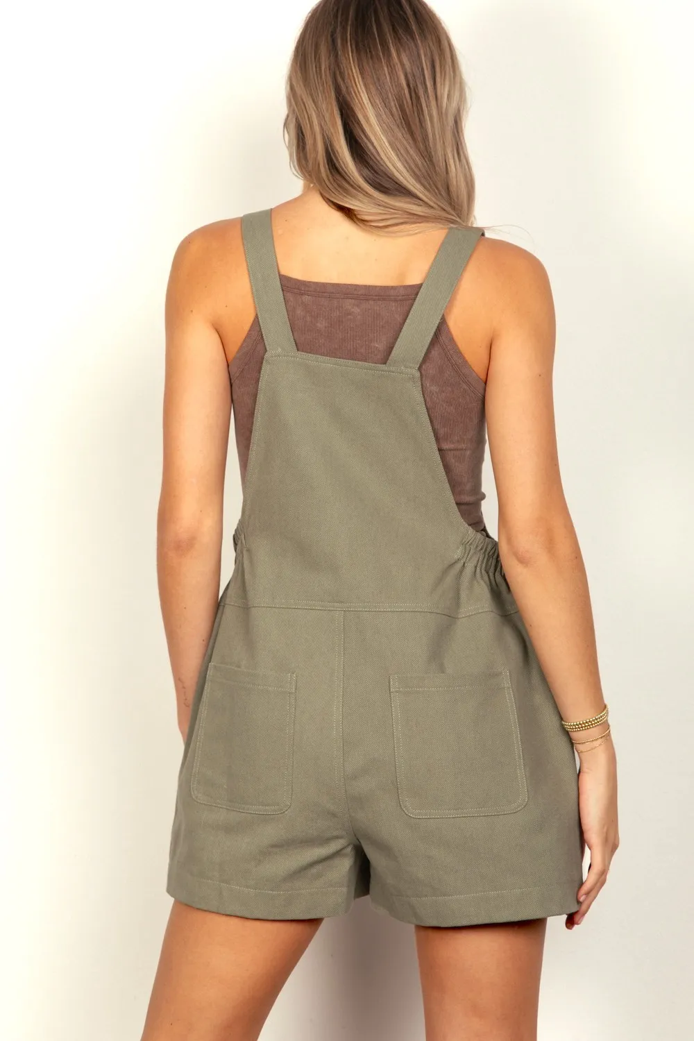 Adjustable Suspender Overalls with Pockets, image 2