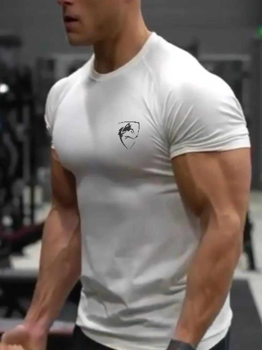 Men's Plus Size Round Neck Short Sleeve T-Shirt, image 8