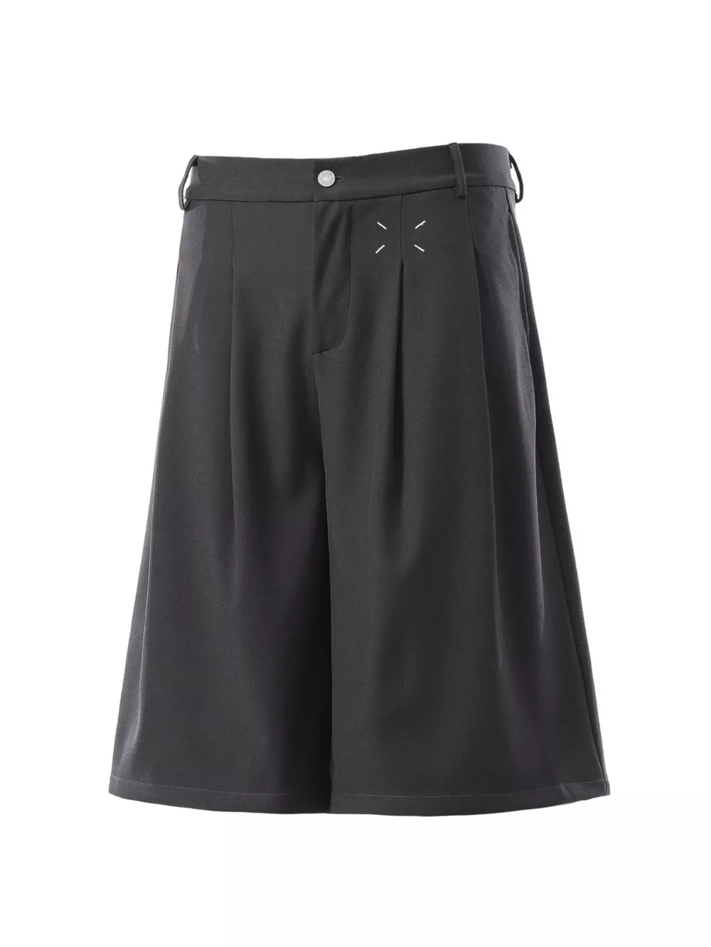 Men's Pleated Loose Fit Capris