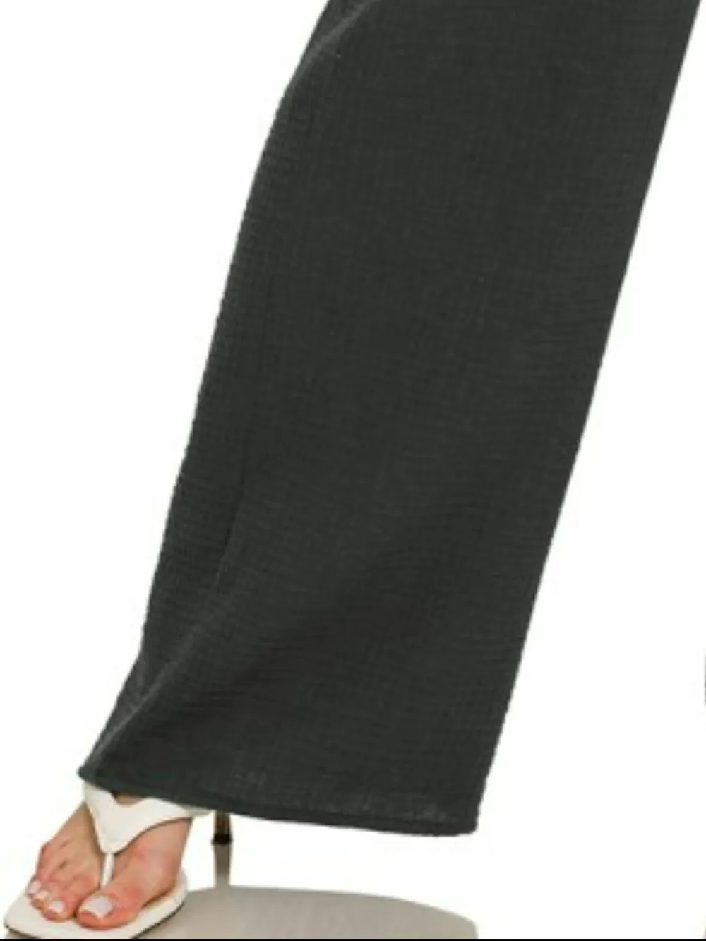 Double Gauze Elastic Band Pants, image 3
