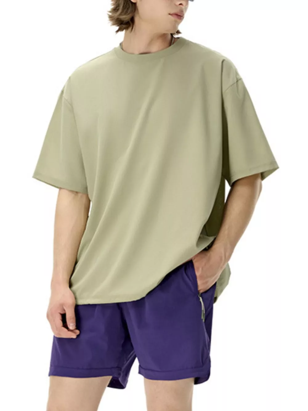 Men's Drawstring Hem Quick-Dry T-Shirt, image 3