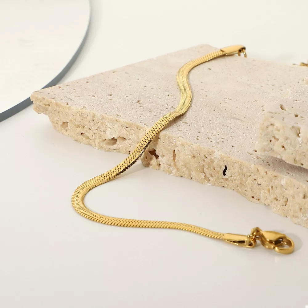 Stainless Steel Minimalist Chain Bracelet, image 3