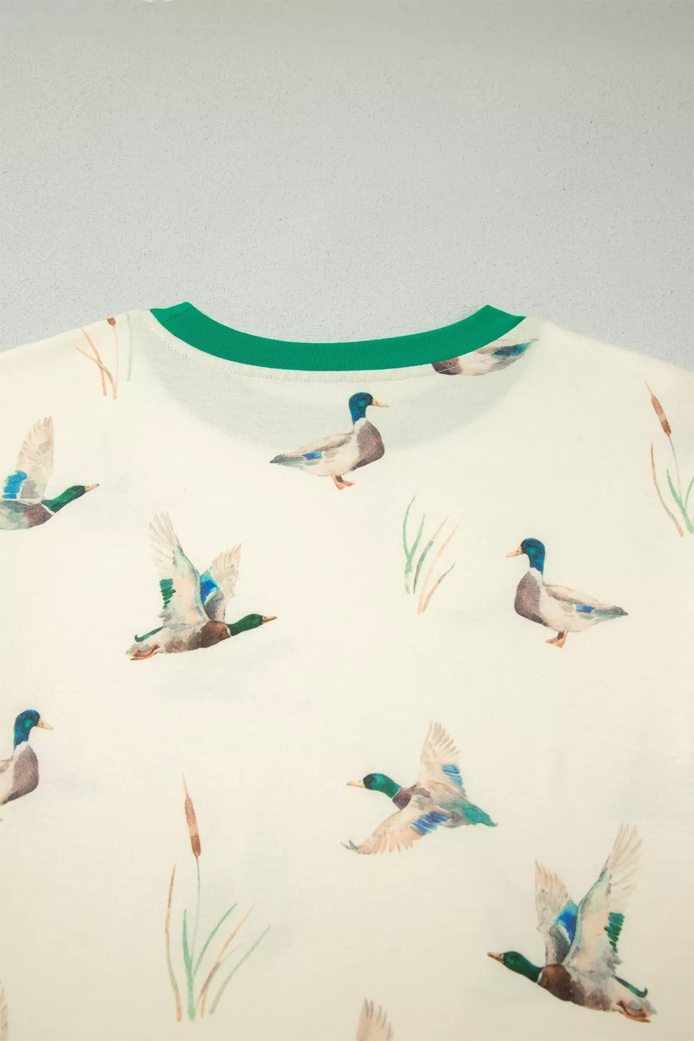 Mallard Printed Colorblock Trim Short Set, image 8