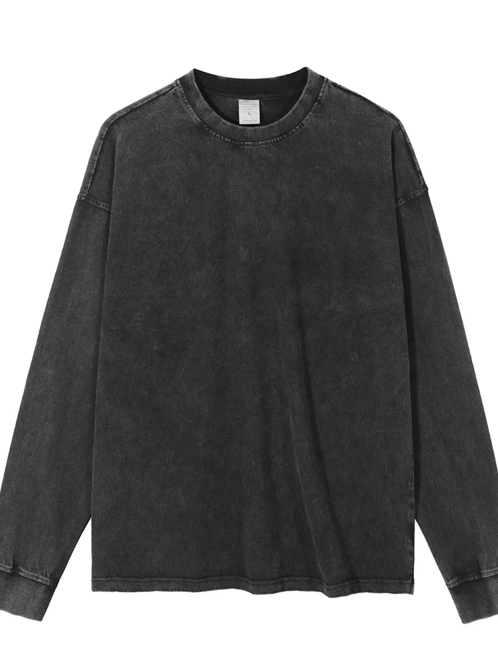 Men's Oversized Long Sleeve Casual T-Shirt, image 14