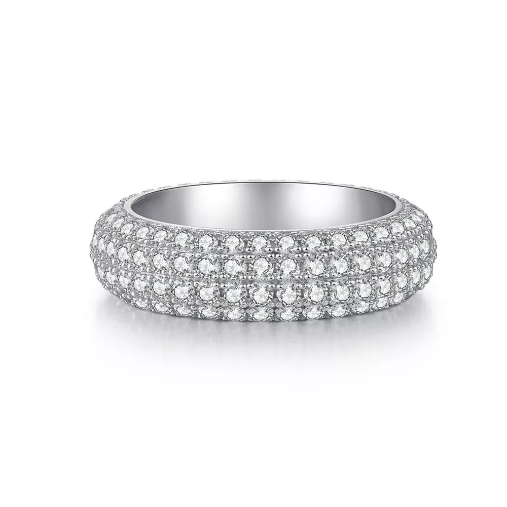 925 Sterling Silver Zircon Ring, image 5