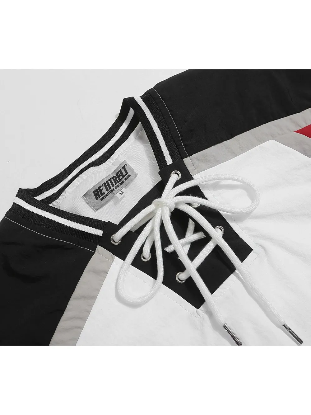 Men's Vintage Hockey Style Lace-Up Top, image 7