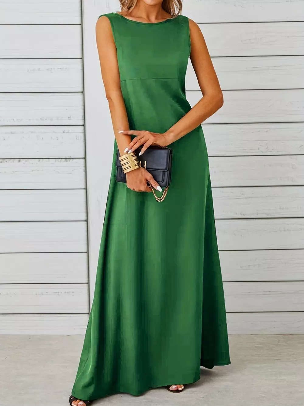 Sleeveless Flowy Maxi Dress, image 10