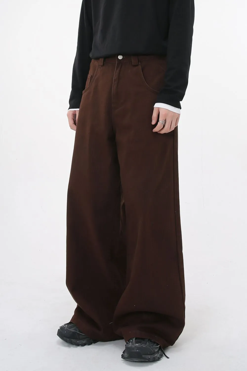 Wide Leg Jeans with Pockets, image 2